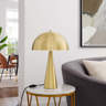 Modway Selena Metal Table Lamp in Satin Nickel
